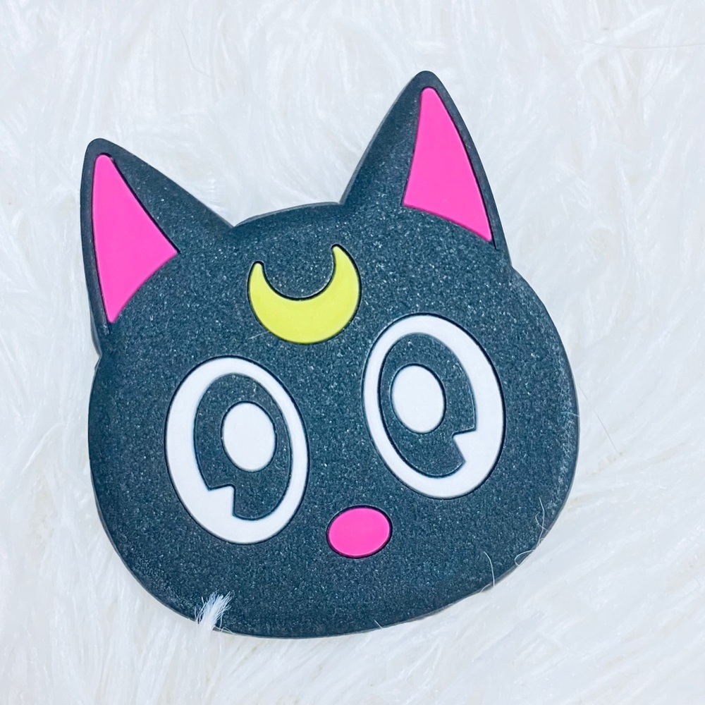 New sailor moon Luna cat 3D pop socket phone